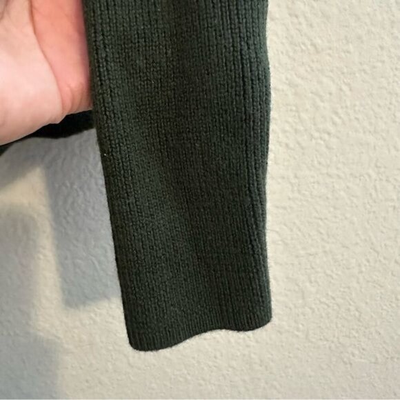 Aritzia Wilfred 100% Merino Wool Cyprie Sweater Olive Green Size XS - Picture 8 of 14